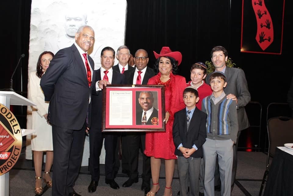Attending U.S. Congresswoman Frederica Wilson's annual Dr. Martin Luther King Jr. breakfast. Herschel, Benjami