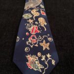 Education-themed tie from the collection