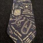 Education-themed tie from the collection