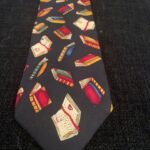 Education-themed tie from the collection