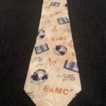 Education-themed tie from the collection