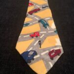 Education-themed tie from the collection