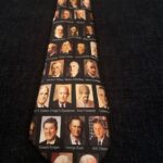 Education-themed tie from the collection
