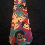 Education-themed tie from the collection
