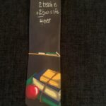 Education-themed tie from the collection