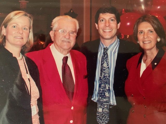 Dr. Rosann Sidener, Dr. Solomon Lichter, Dr. Jeanne Friedman, past principals of Miami Beach Senior High Schoo
