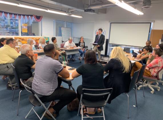 Thanks to Julian Santos for inviting me to speak at the People's Progressive Caucus of Miami-Dade.