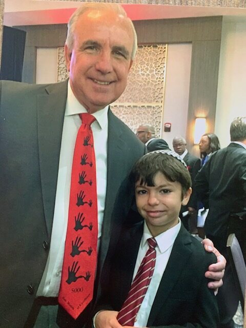 Benji Karp with former Miami-Dade County Mayor Carlos Gimenez who is currently serving as a United States Cong